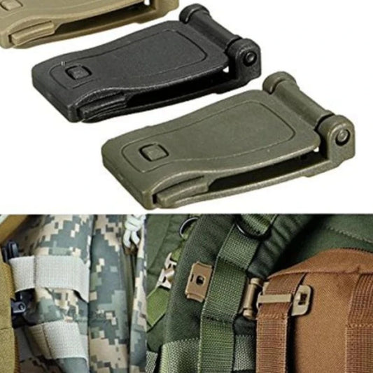 3Pcs/lot Camping Bag Buckle Backpack Webbing Clip Outdoor Tactical SWAT Carabiner Camping Equipment EDC Tools