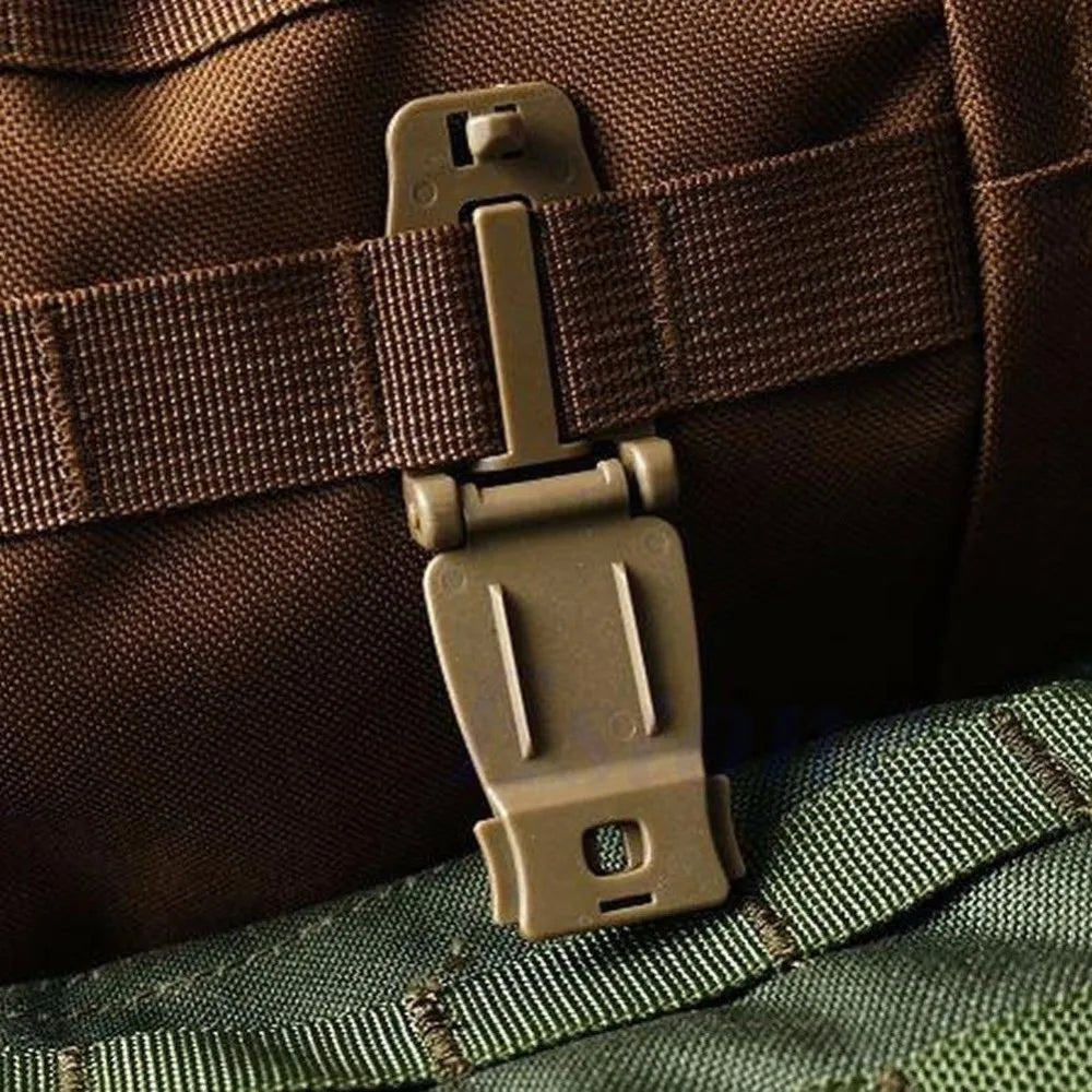 3Pcs/lot Camping Bag Buckle Backpack Webbing Clip Outdoor Tactical SWAT Carabiner Camping Equipment EDC Tools