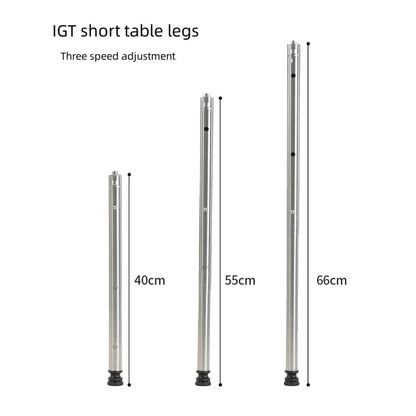 Camping IGT Table Free Combination Table Stainless Steel IGT Accessories Outdoor Portable Folding Aluminium Alloy Table